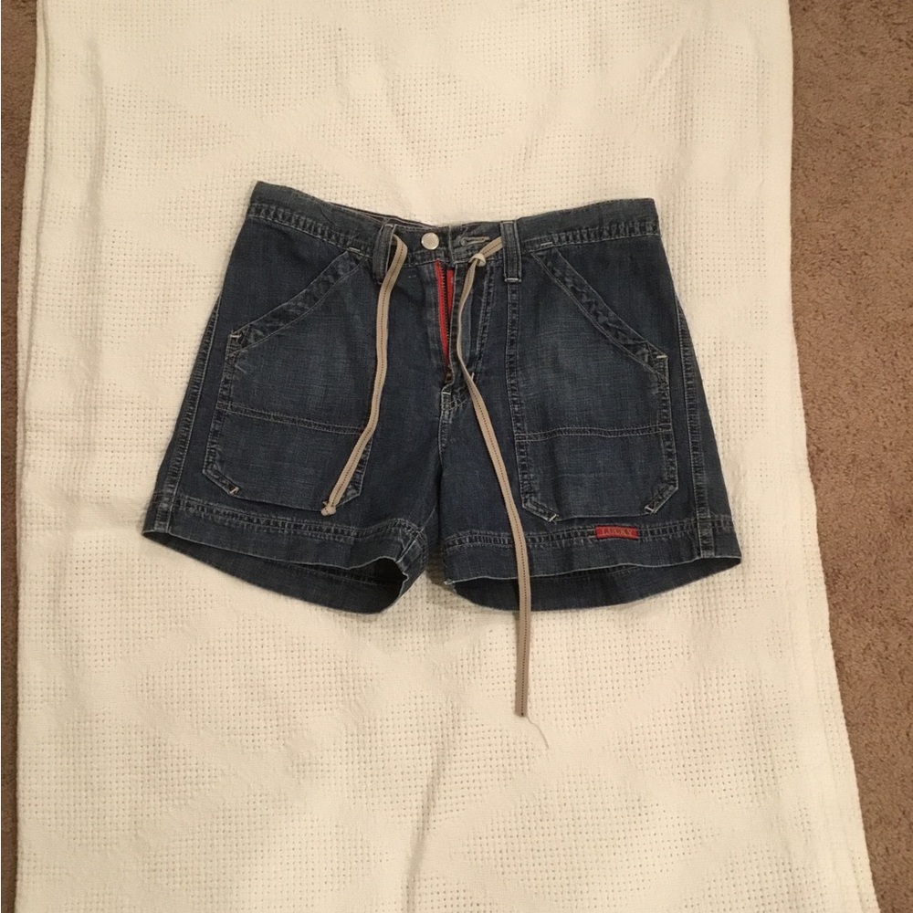 Lucky Brand Blue Jean Shorts with Drawstring Waist